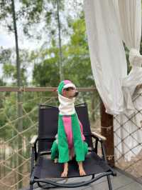 住進純白藝術館|竹林深處有口溫泉