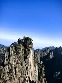 12月1號,天晴,徒步20多公里遊覽黃山