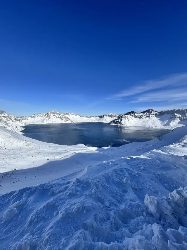 長白山雙坡打卡 是被天池選中的幸運兒 